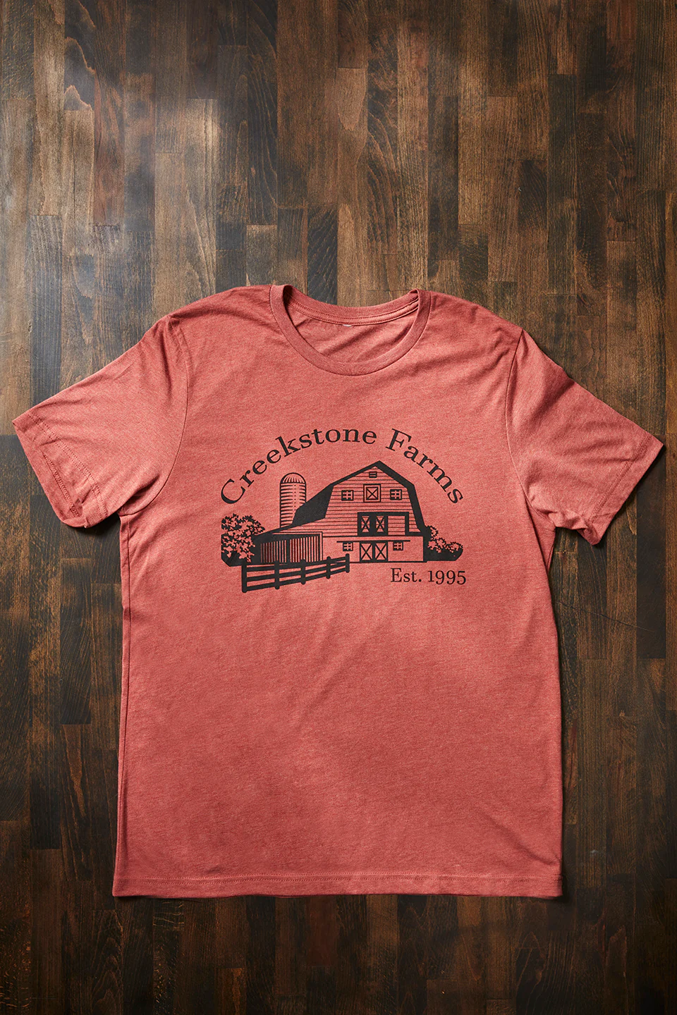 Creekstone Farms Heathered Short Sleeve T-Shirt - Image 2
