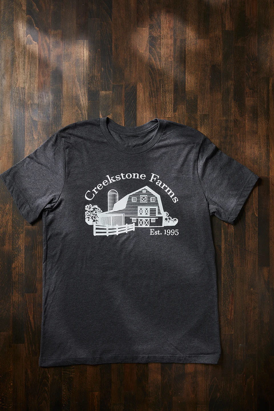 Creekstone Farms Heathered Short Sleeve T-Shirt - Image 3