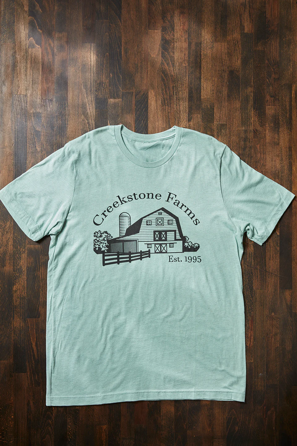 Creekstone Farms Heathered Short Sleeve T-Shirt - Image 4