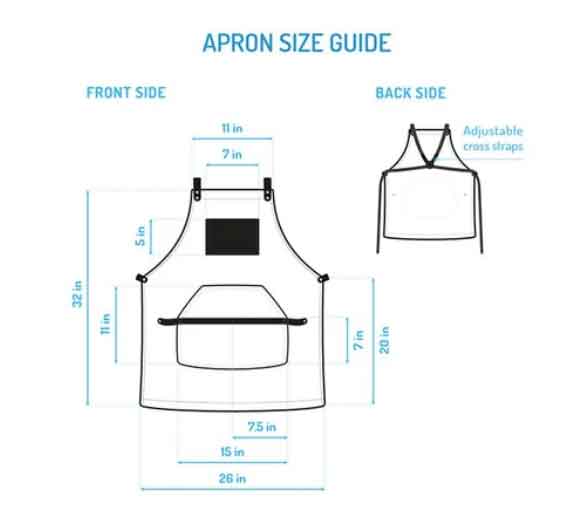 Creekstone Farms Leather Patch Apron - Image 8