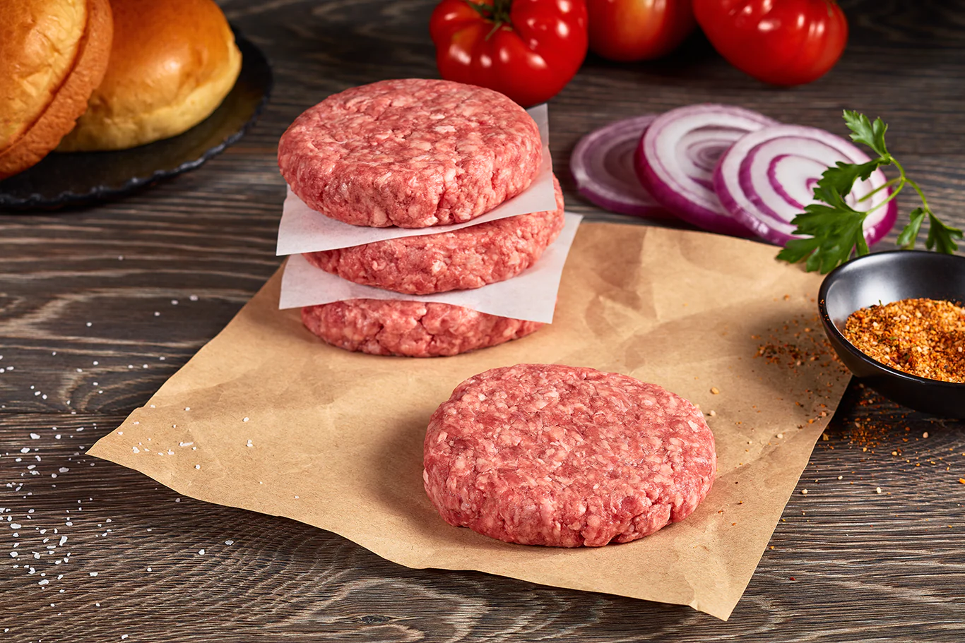 Natural Signature Brisket Blend Ground Beef Hamburger Pucks (81/19) - Image 3