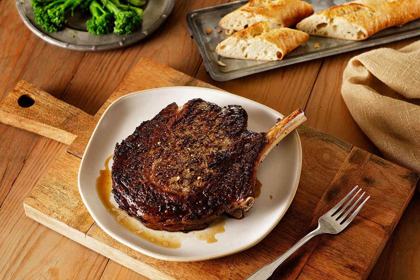 Natural Prime Cowboy Ribeye Steak - Image 3